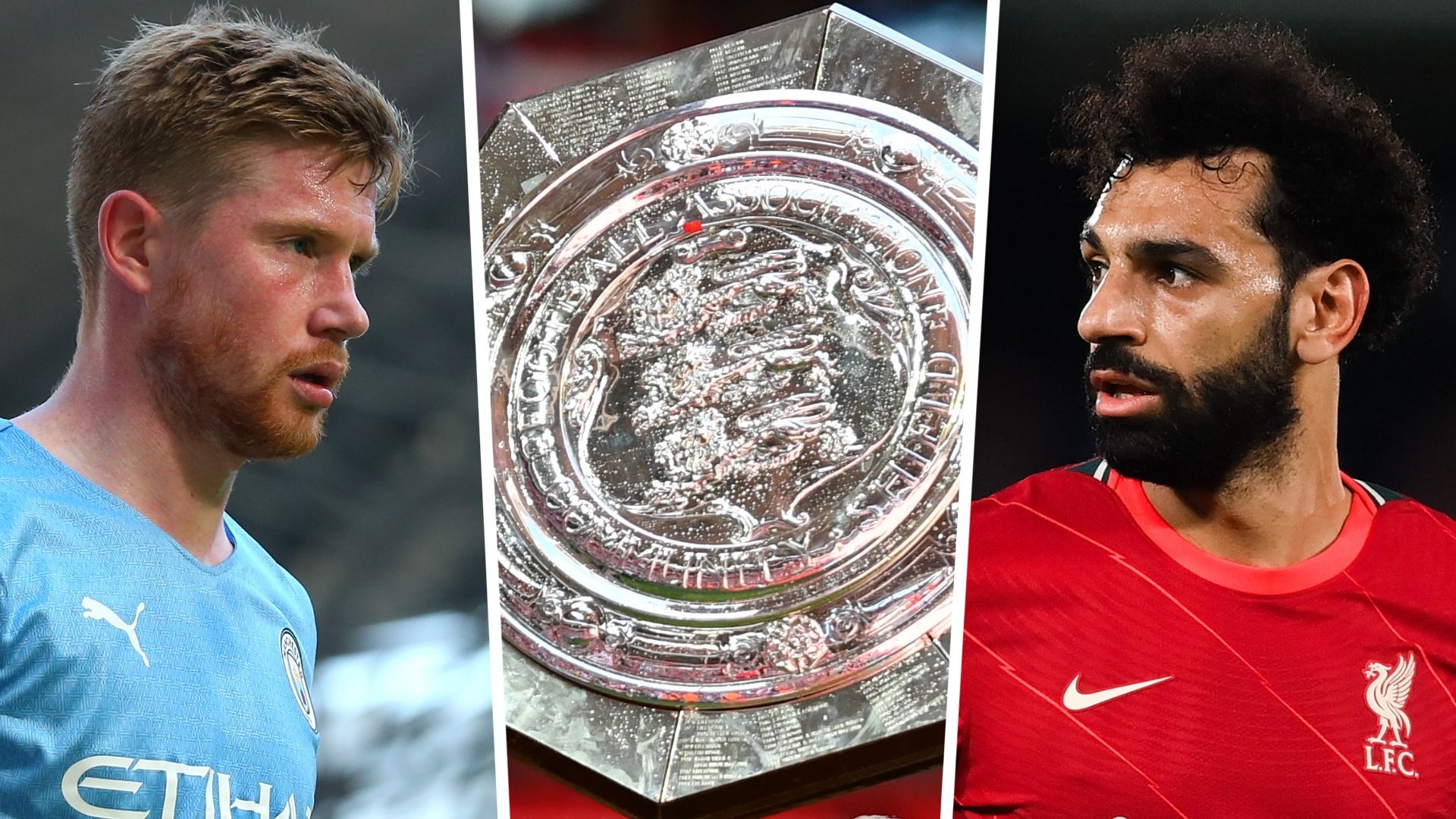 Kevin De Bruyne Mohamed Salah Community Shield