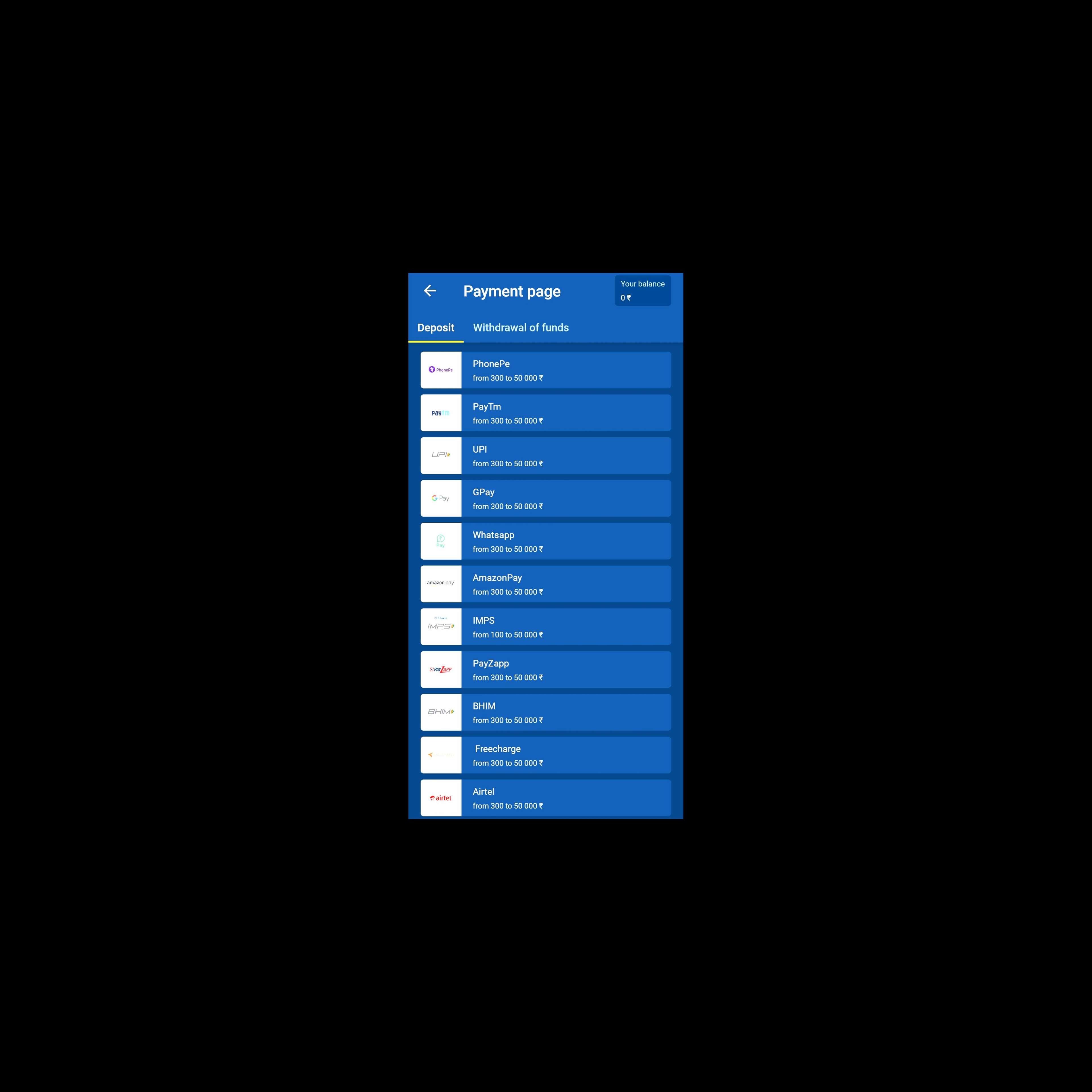 Mostbet deposit