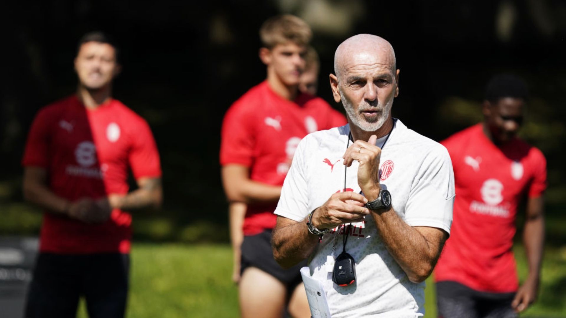 Pioli Milan Training Session 2023 2024