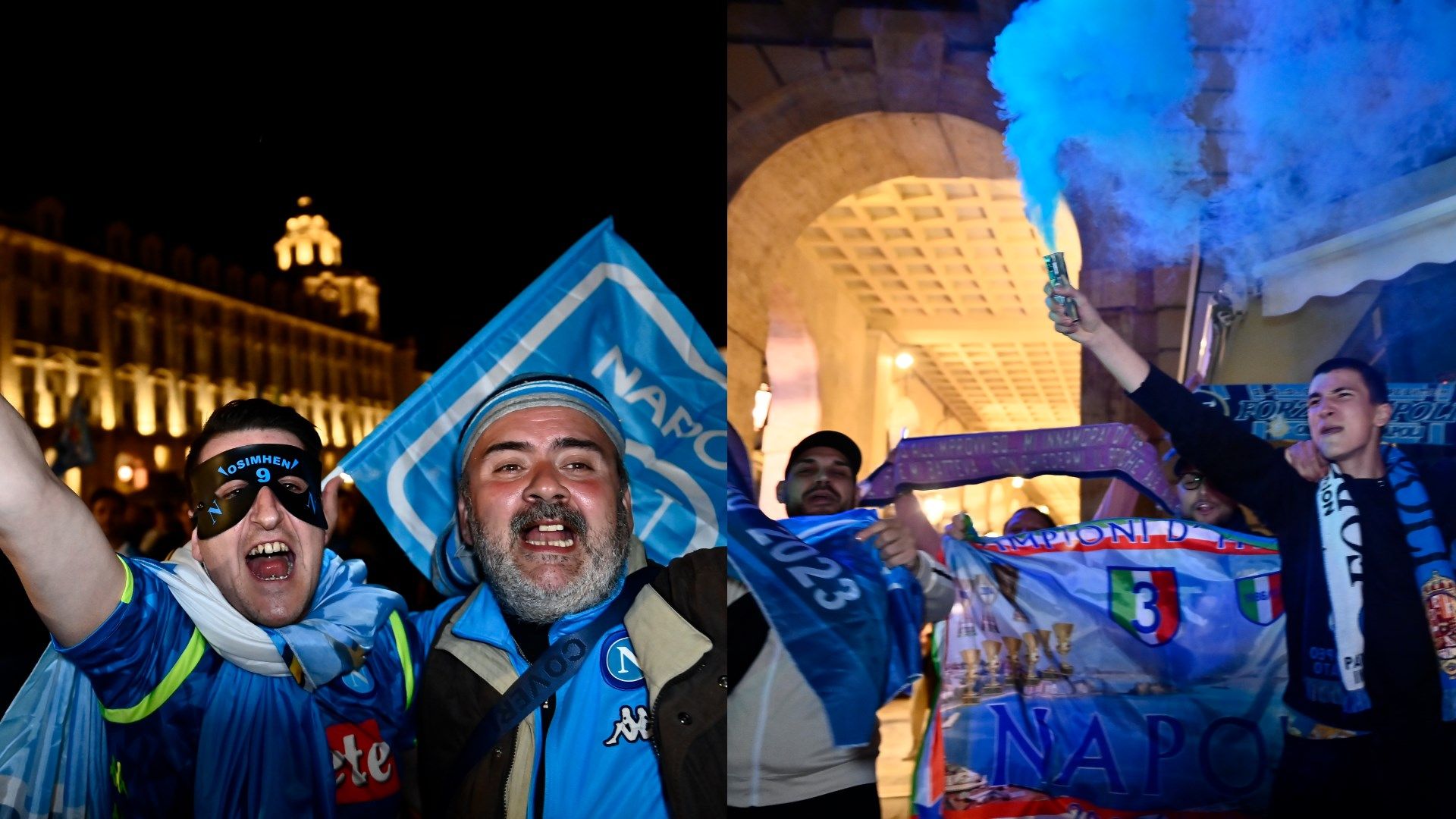 Napoli Torino fans Scudetto