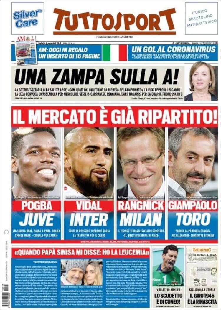 9 May Tuttosport