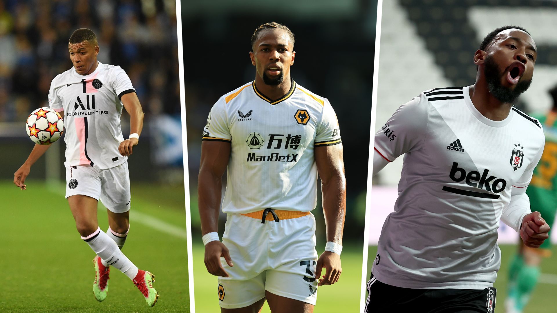 Kylian Mbappe Adama Traore Kevin N'Koudou