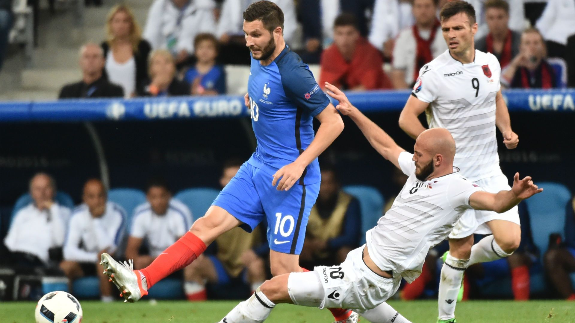 Andre-Pierre Gignac France Albania UEFA Euro 2016 15062016