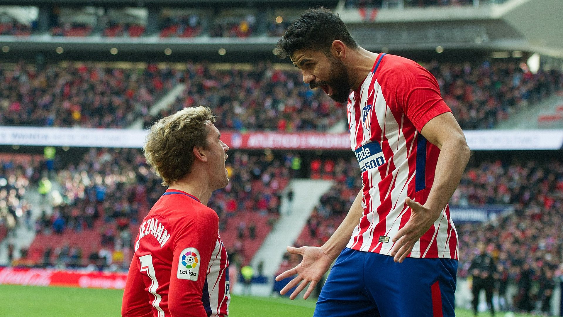 Antoine Griezmann Diego Costa Atletico Madrid Celta Vigo La Liga