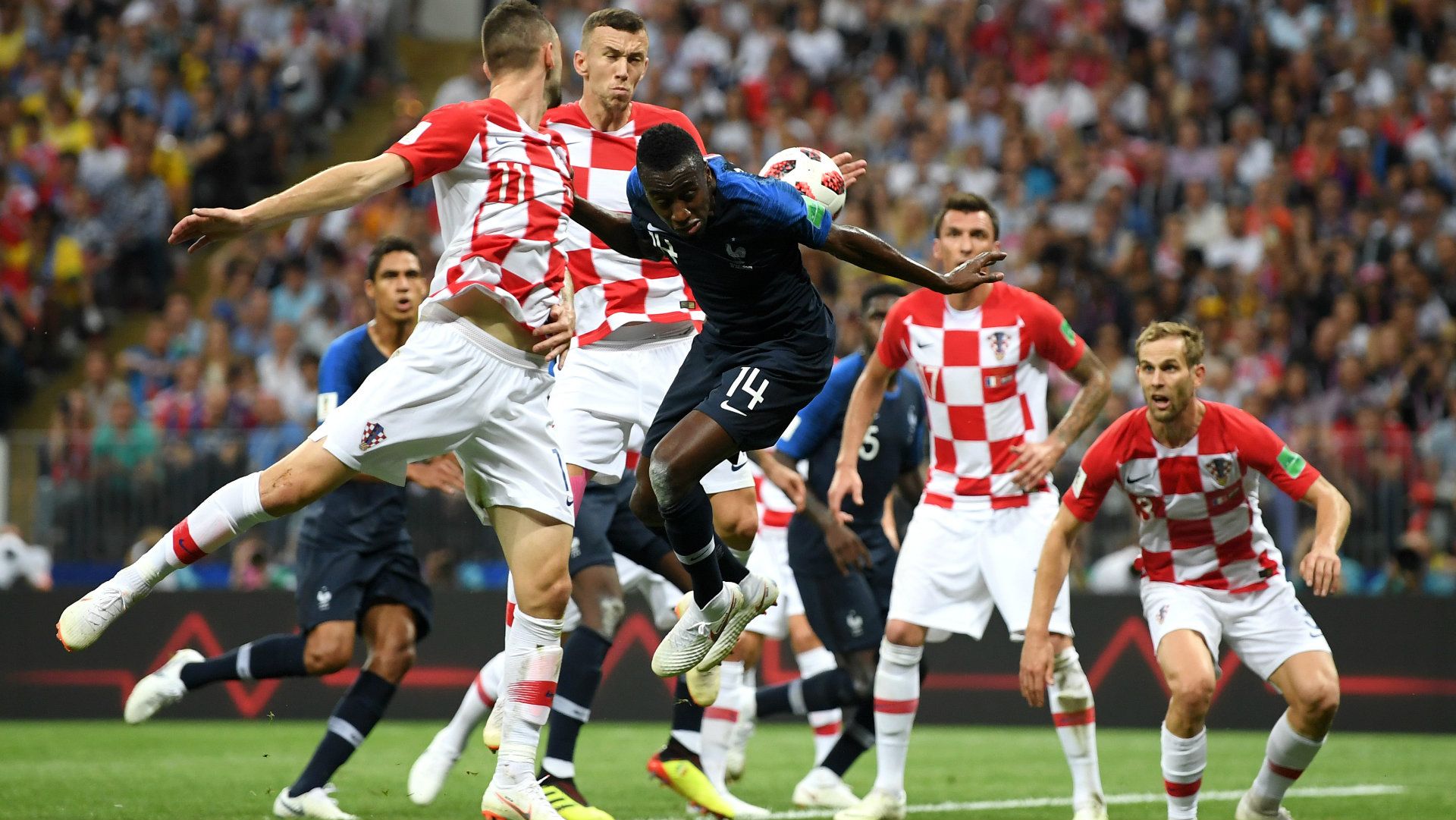 Ivan Perisic N'Golo Kante Croatia France 150718