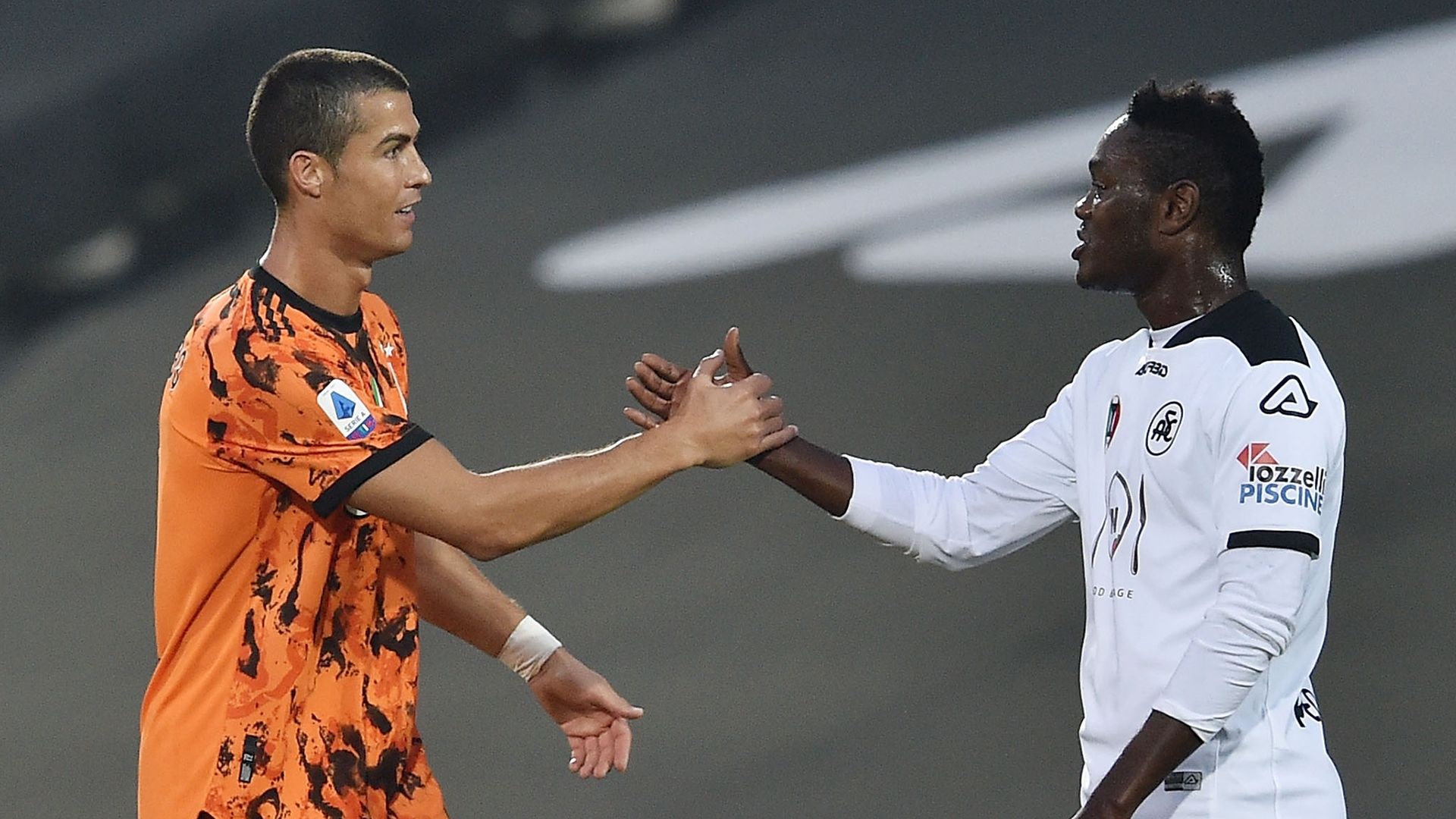 Cristiano Ronaldo Emmanuel Gyasi Siena Juventus Serie A 2020-21