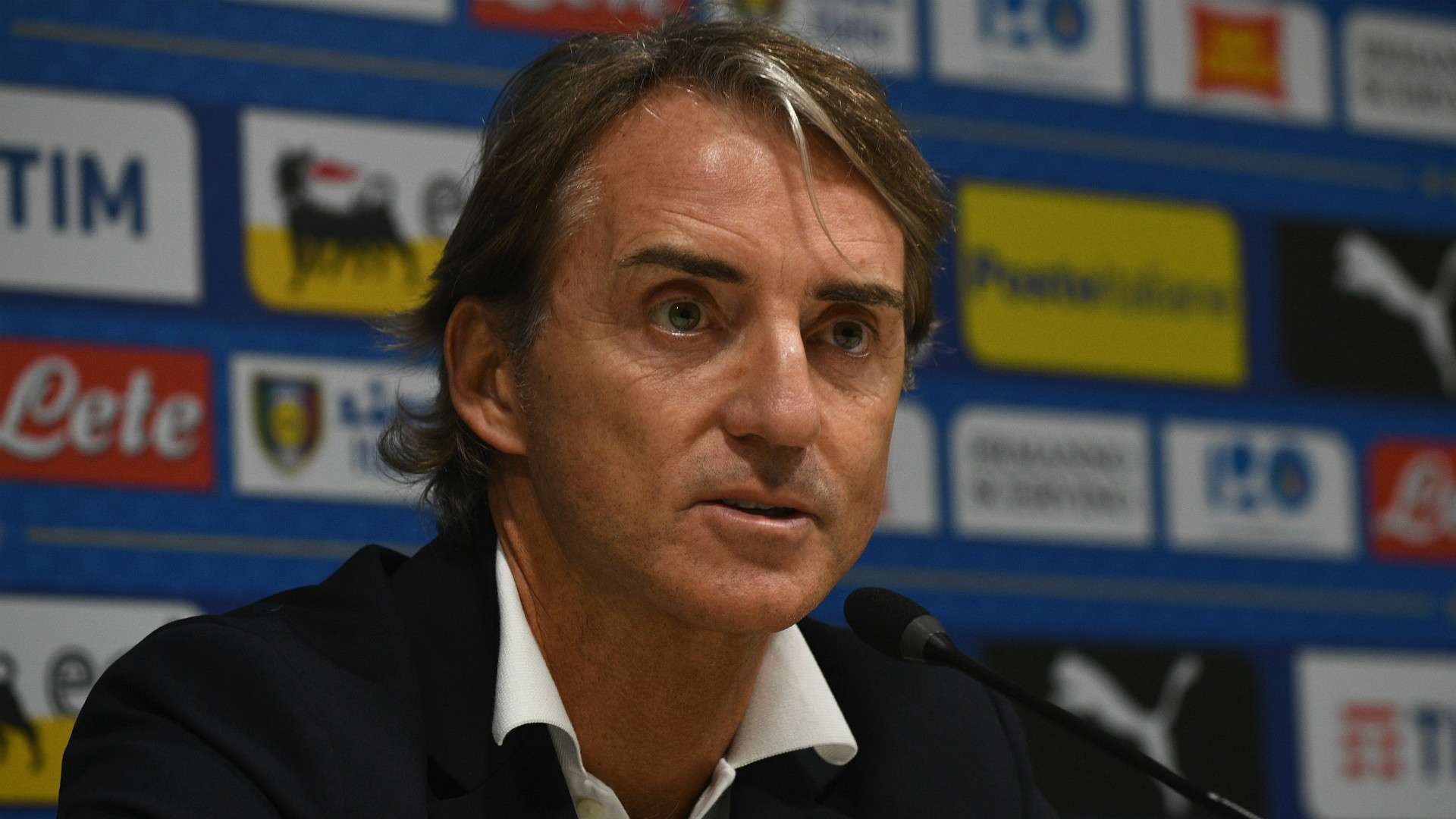 Roberto Mancini press conference Italy Portugal