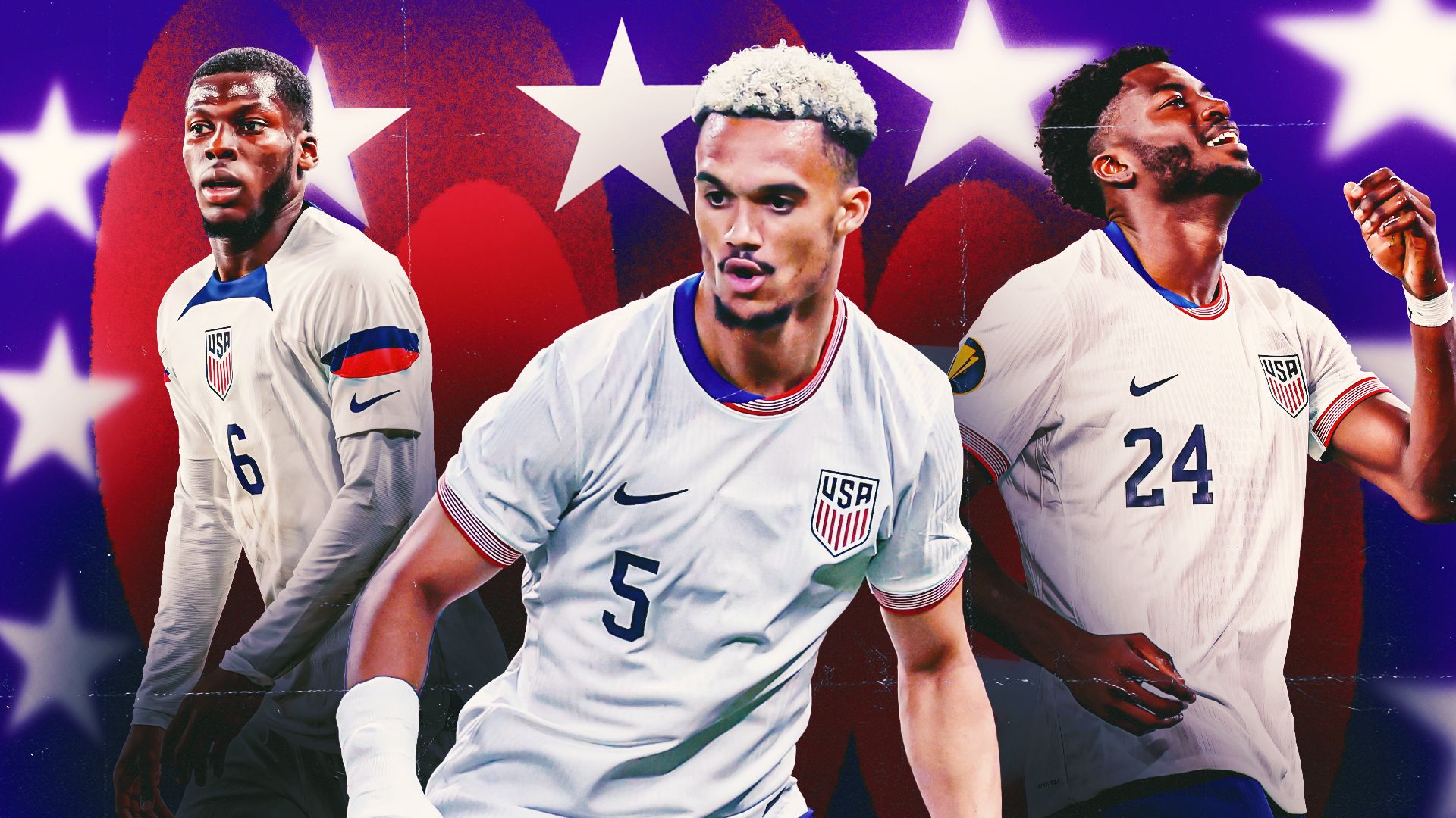 Antonee Robinson, Patrick Agyemang, Yunas Musah