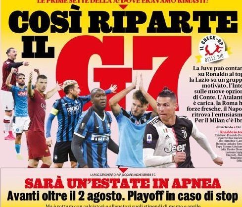 newspapers 21 May Gazzetta embed only
