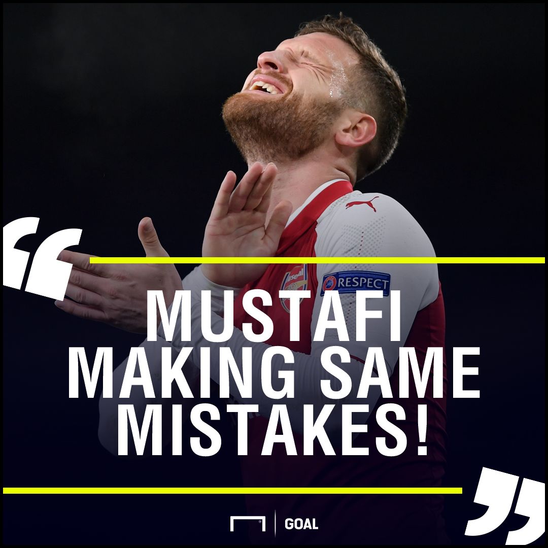 Skhodran Mustafi making same mistakes Martin Keown