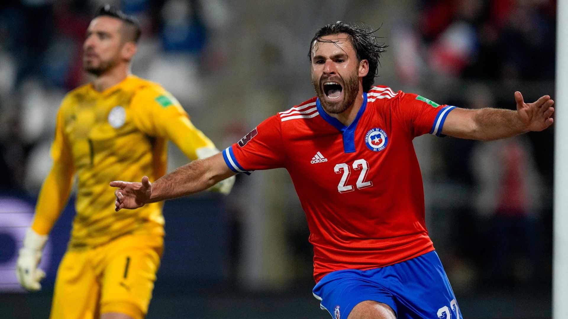 Ben Brereton Antony Silva 101021 Chile Paraguay