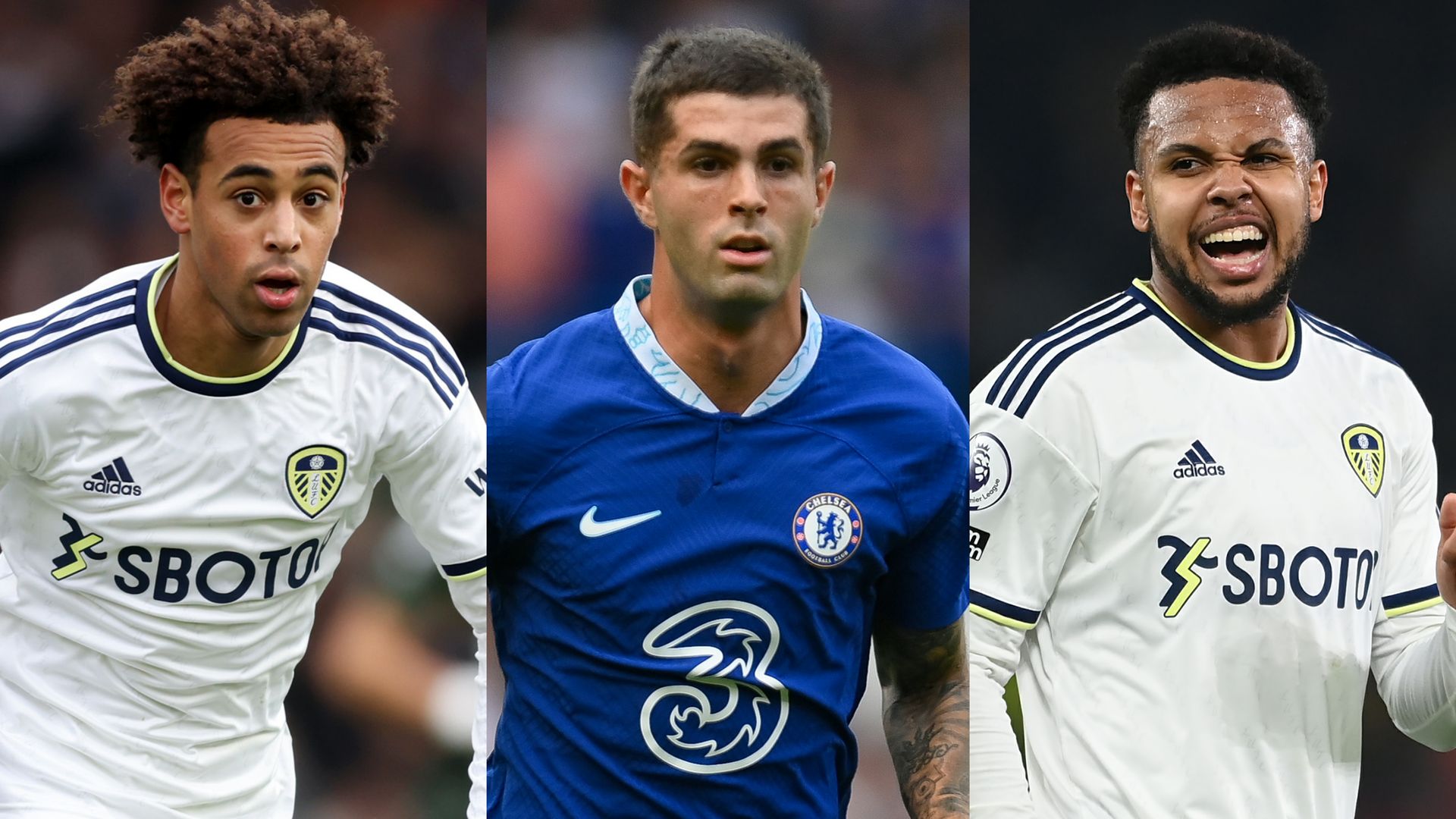 Tyler Adams Christian Pulisic Weston McKennie