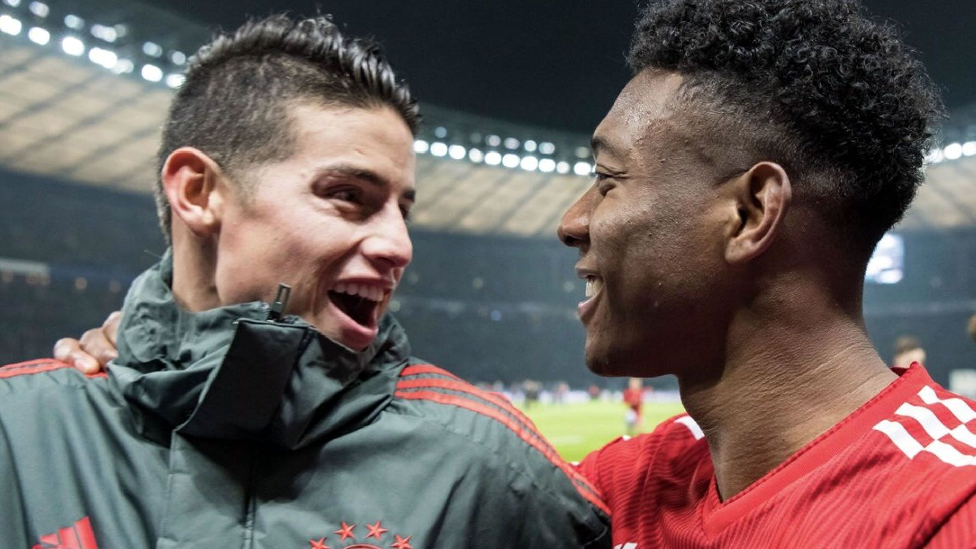 James Rodríguez David Alaba Bayern Munich 2019