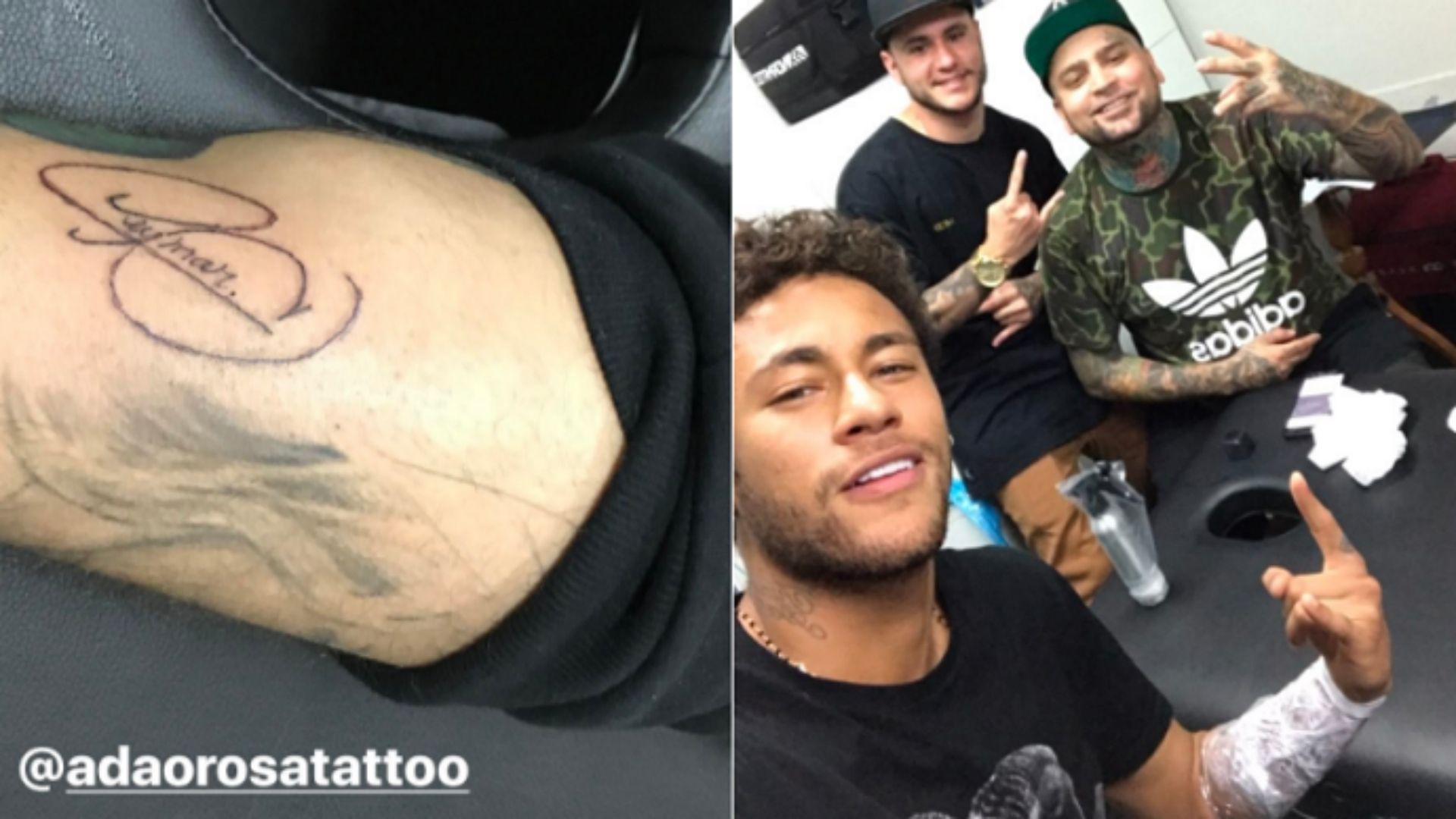 Neymar tatuagem