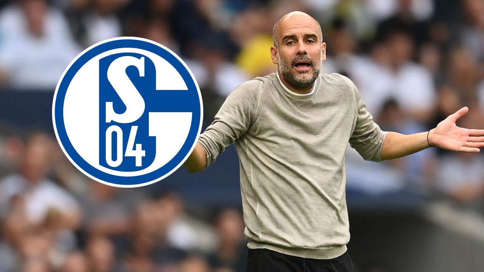 GFX Pep Guardiola Schalke