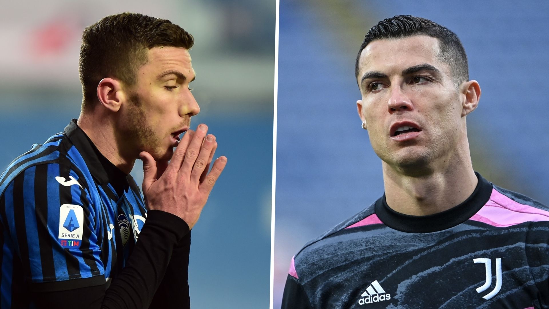 Robin Gosens Cristiano Ronaldo Atalanta Juventus