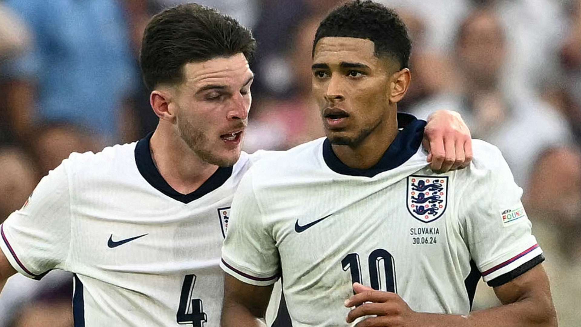 Declan Rice Jude Bellingham England