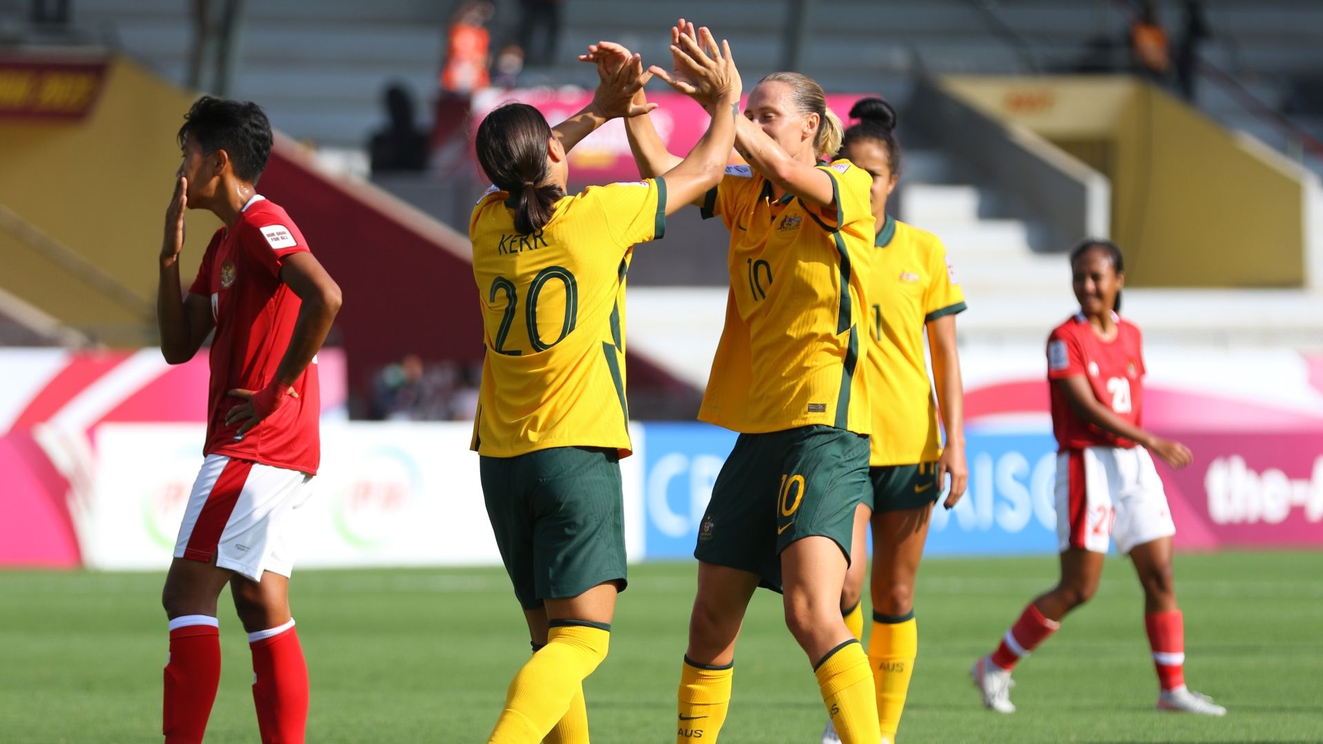 Selebrasi Australia vs Indonesia