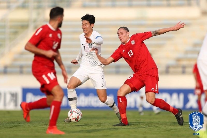 레바논전 손흥민