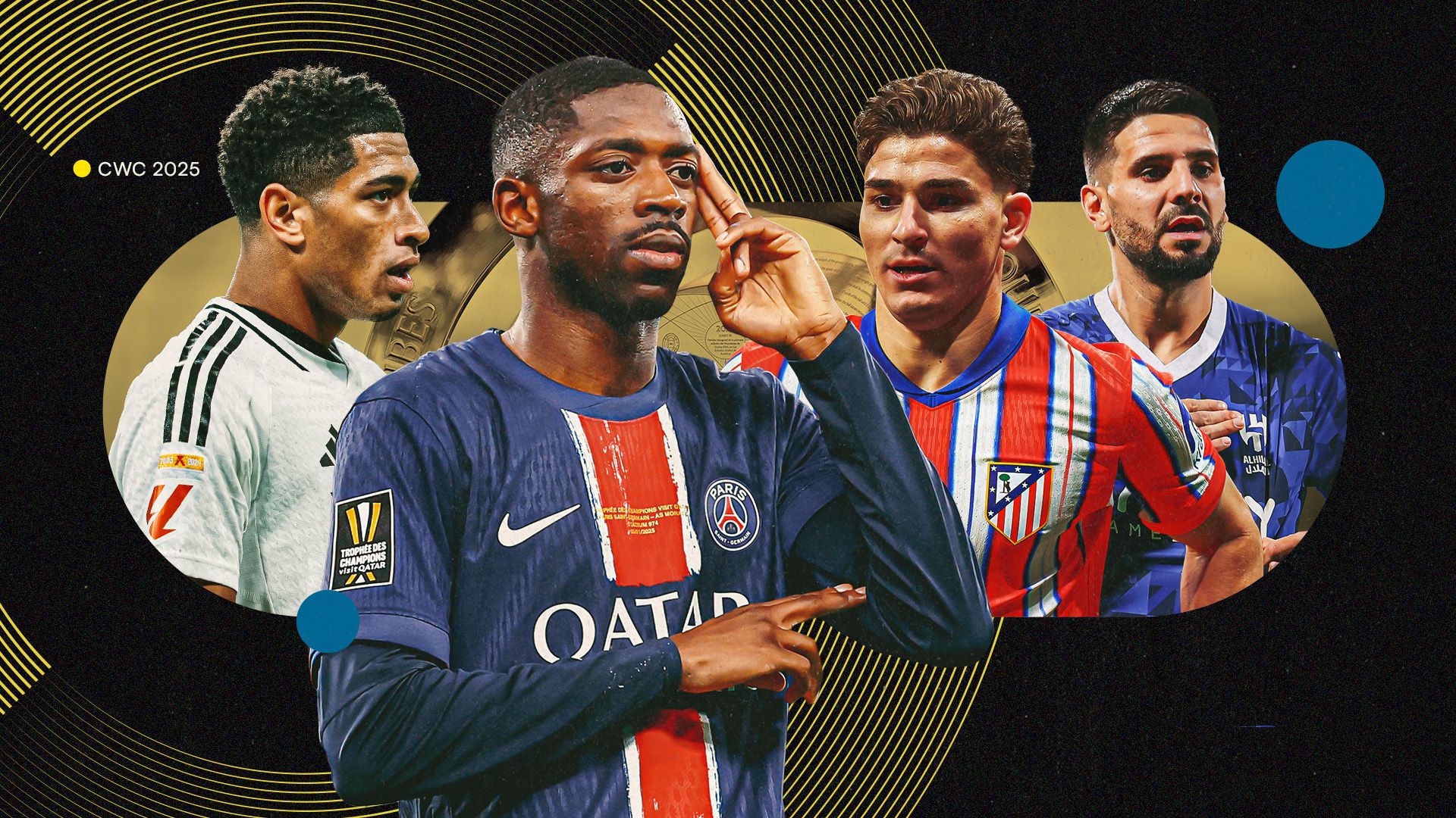 Jude Bellingham's Real Madrid vs Al Hilal, Ousmane Dembele’s PSG vs Atletico Madrid among top five Club World Cup group stage matches to watch | Goal.com UK