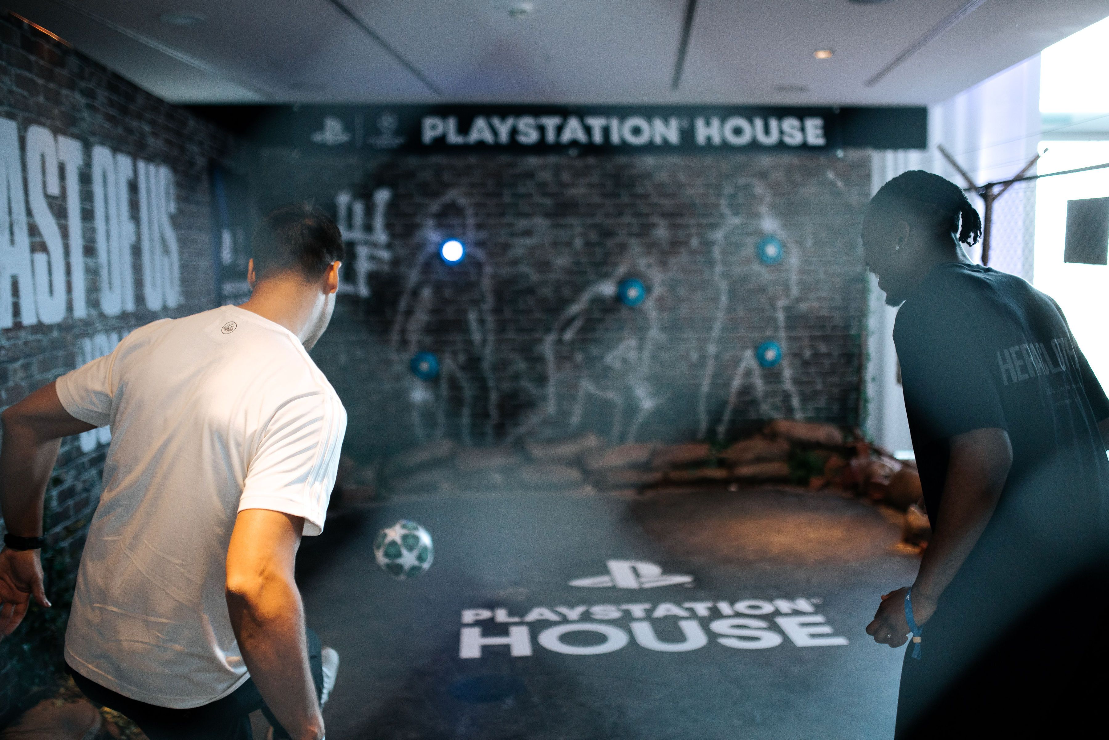 Sami Khedira put through his paces at PlayStation House
