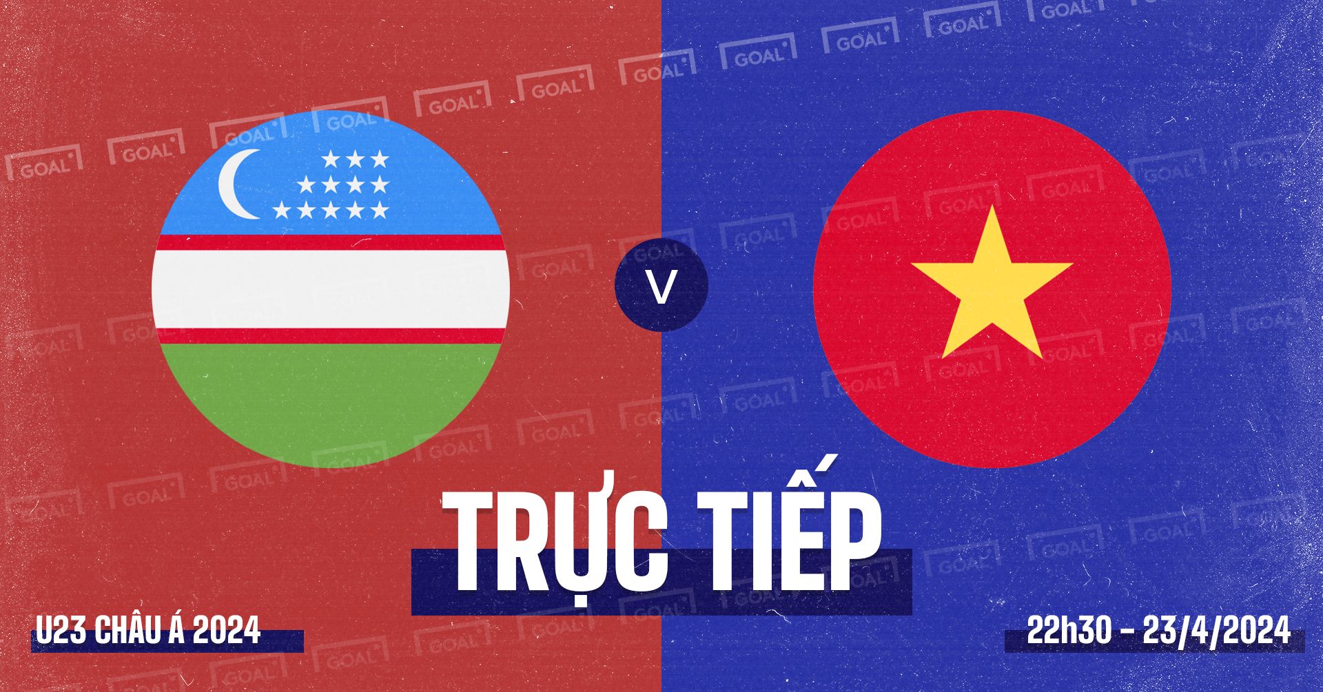 U23 Uzbekistan vs U23 Việt Nam AFC U23 Championship GFX