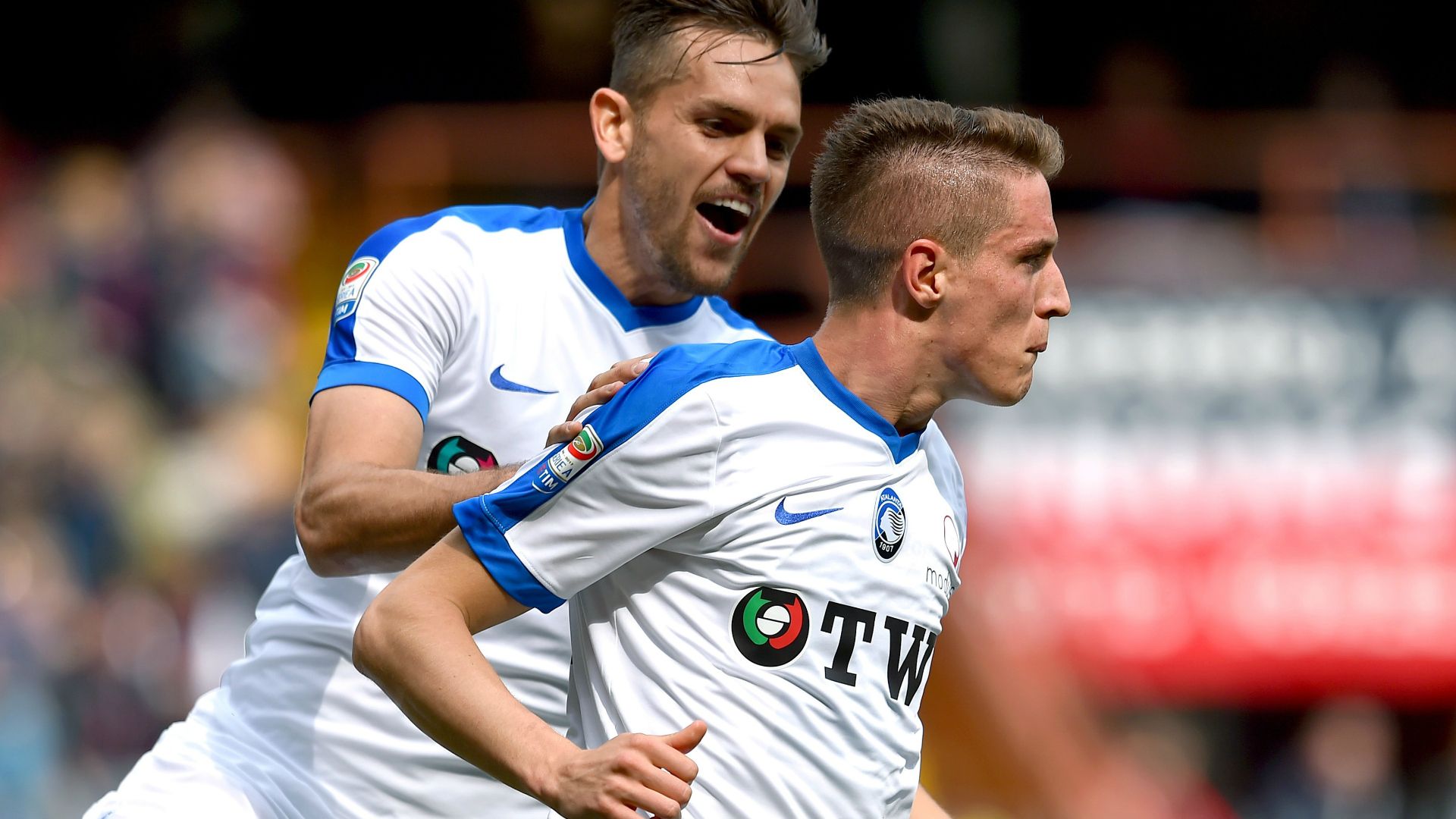 Andrea Conti celebrating Genoa Atalanta Serie A 02042017