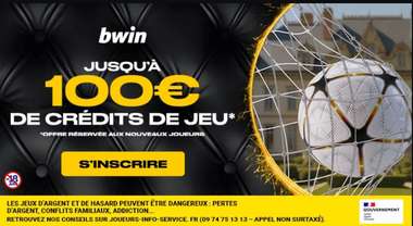 Bonus de bienvenue bwin