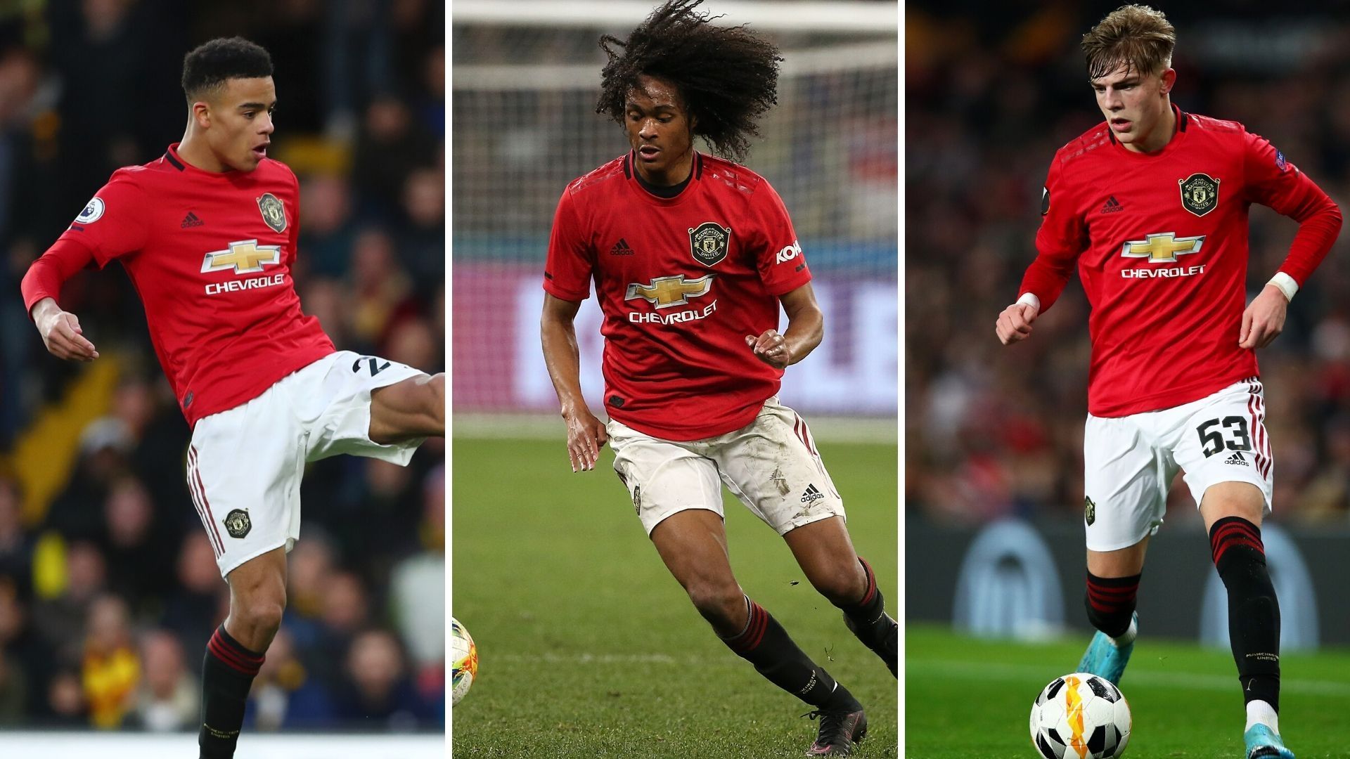 Greenwood, Chong y Williams, Manchester United