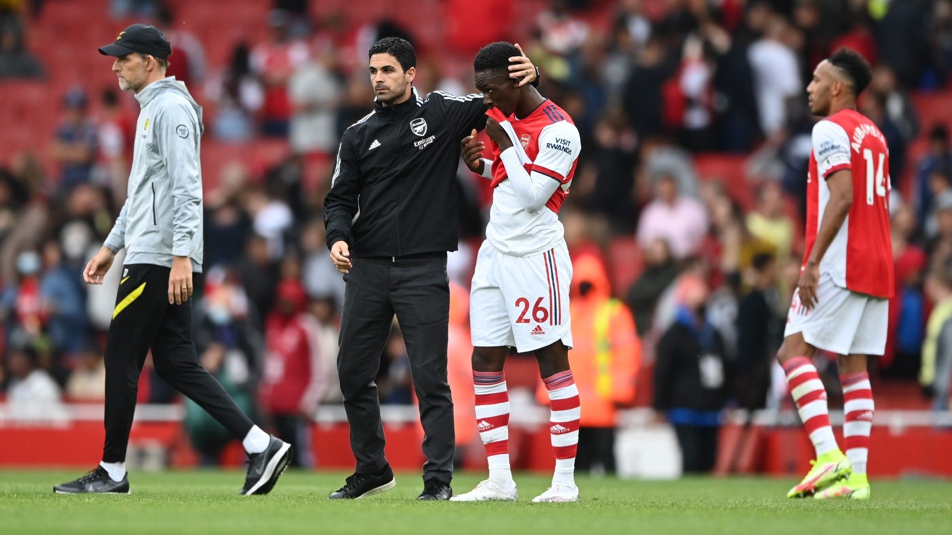 Mikel Arteta Folarin Balogun Arsenal 2021/22