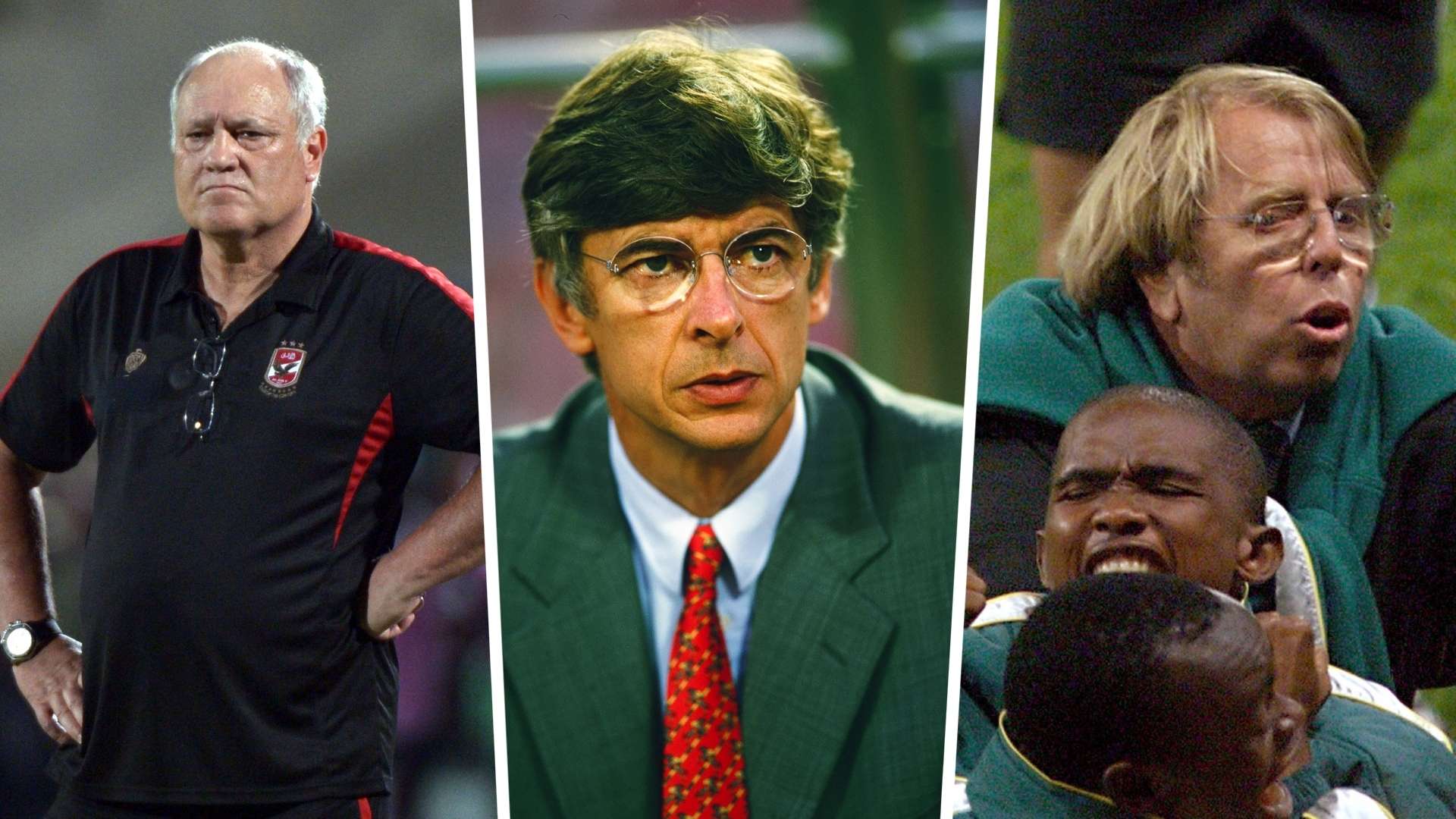 Martin Jol, Arsene Wenger, Claude Le Roy GFX