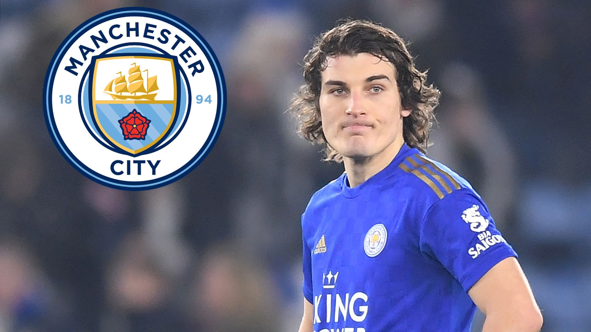 Caglar Soyuncu Leicester Manchester City GFX