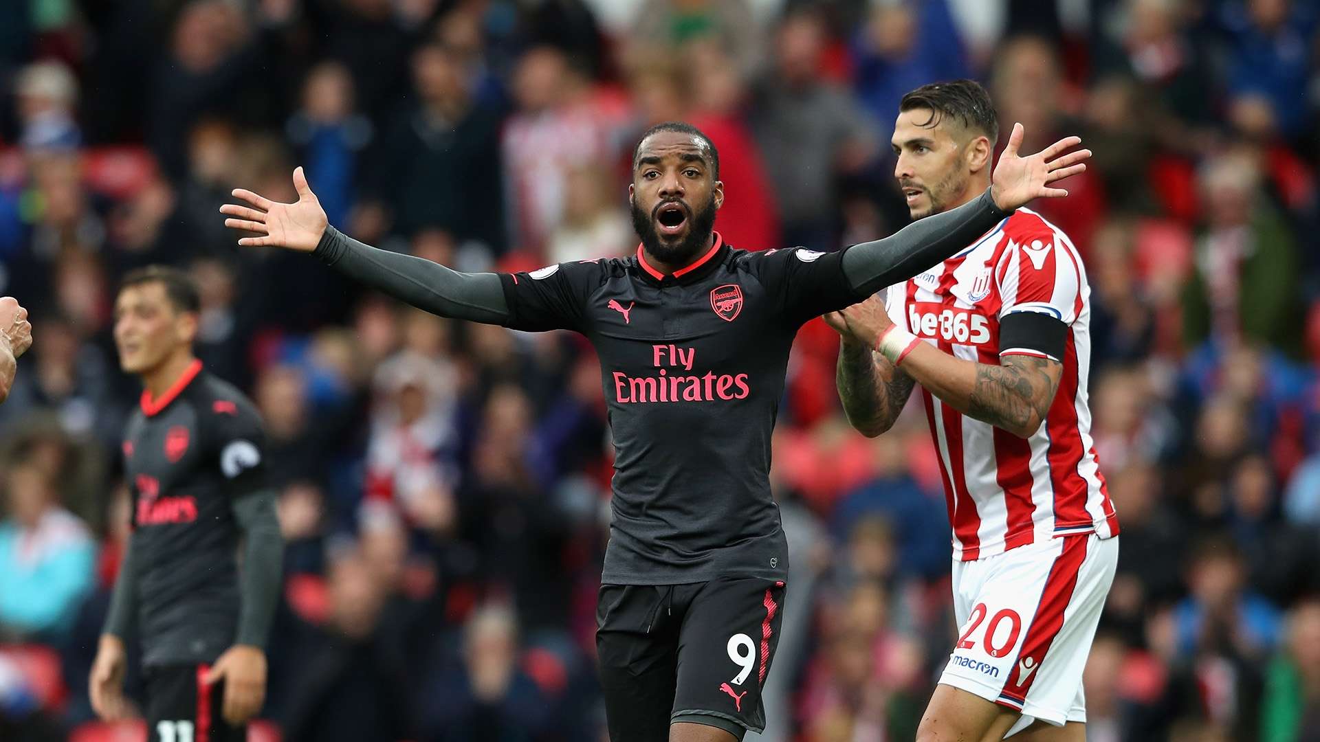 Alexandre Lacazette Stoke City Arsenal Premier League