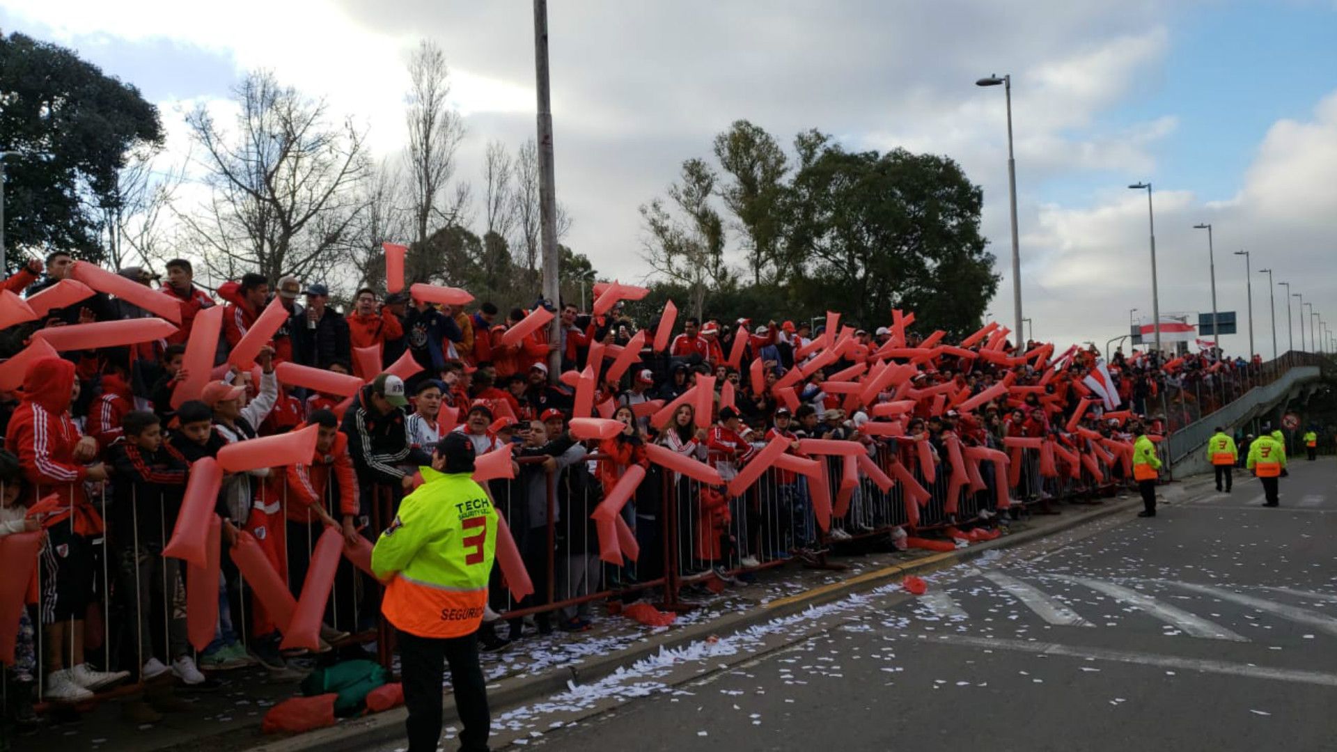 River Banderazo Copa Libertadores 09082018