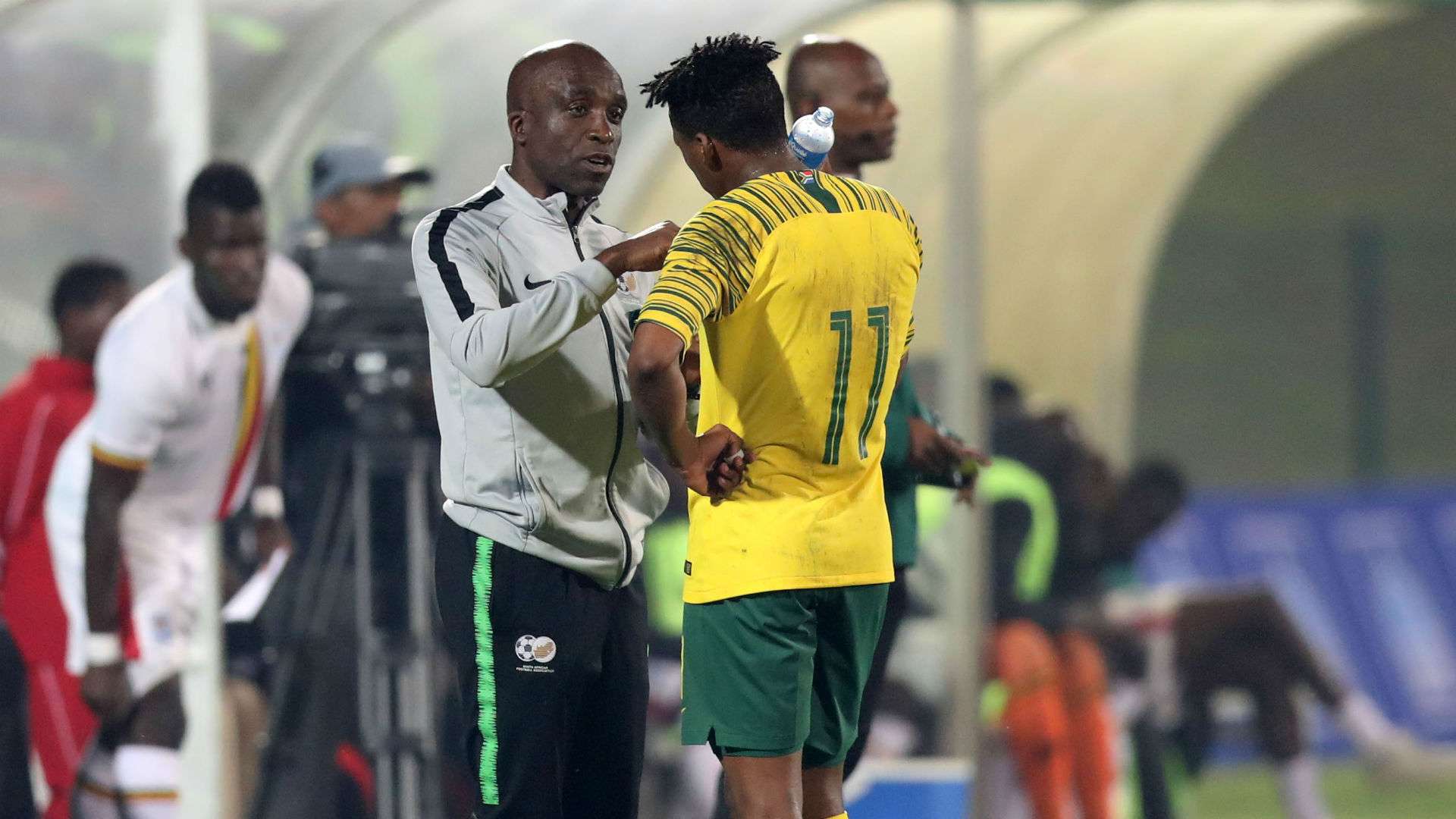 David Notoane and Luther Singh of South Africa U23
