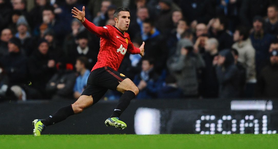 manchester united manchester city 2012 VAN PERSIE
