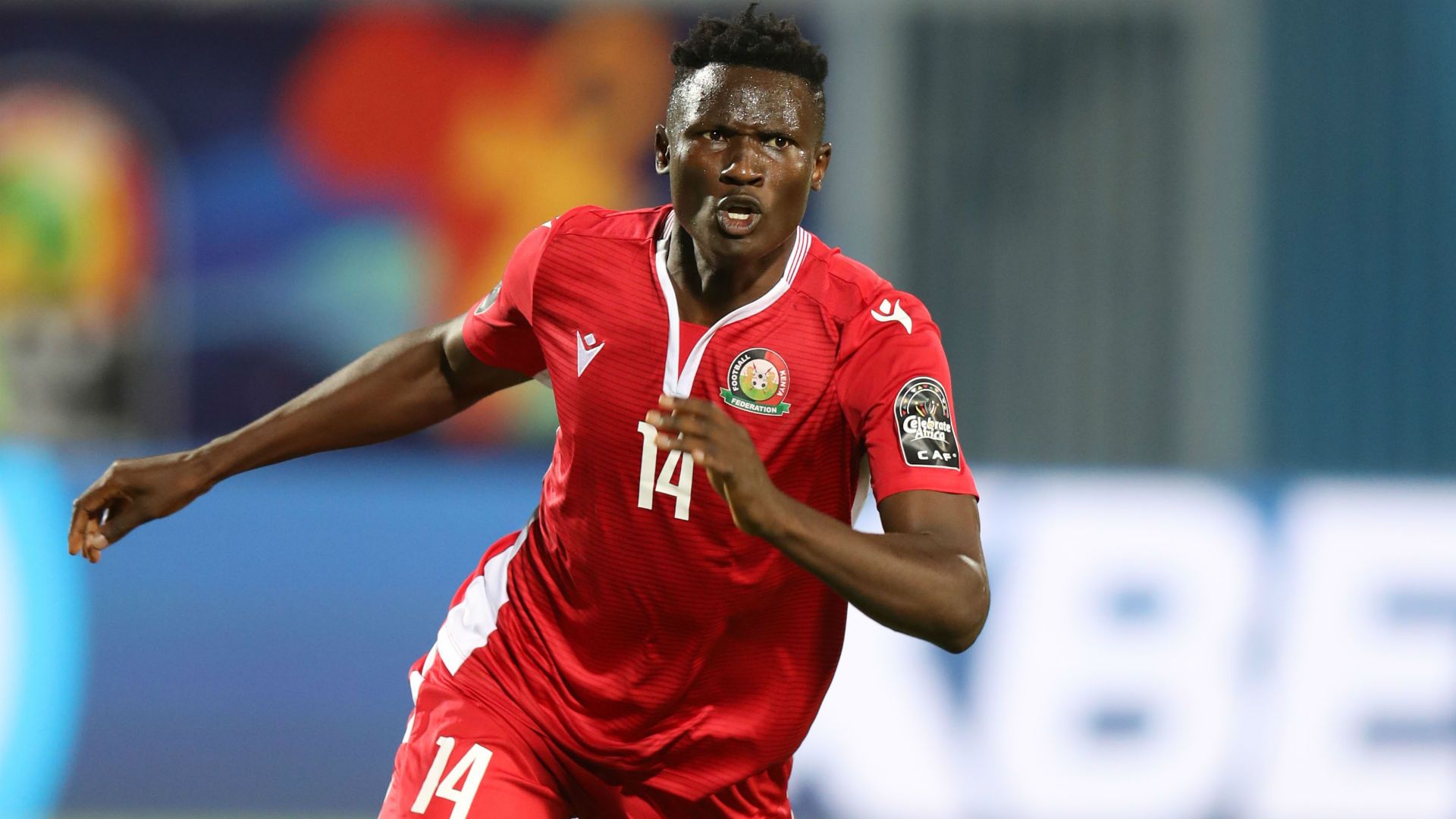 Michael Olunga of Harambee Stars and Kenya.