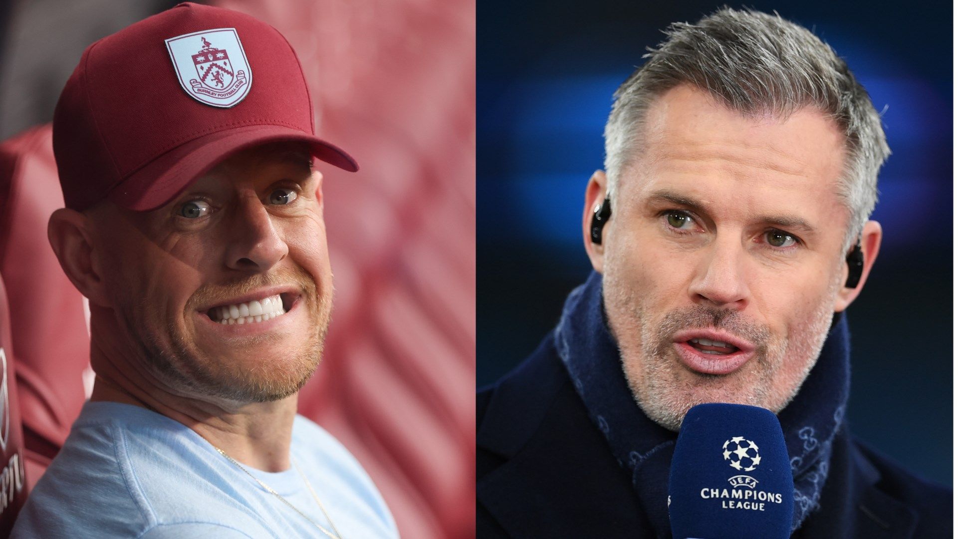 JJ Watt Jamie Carragher split