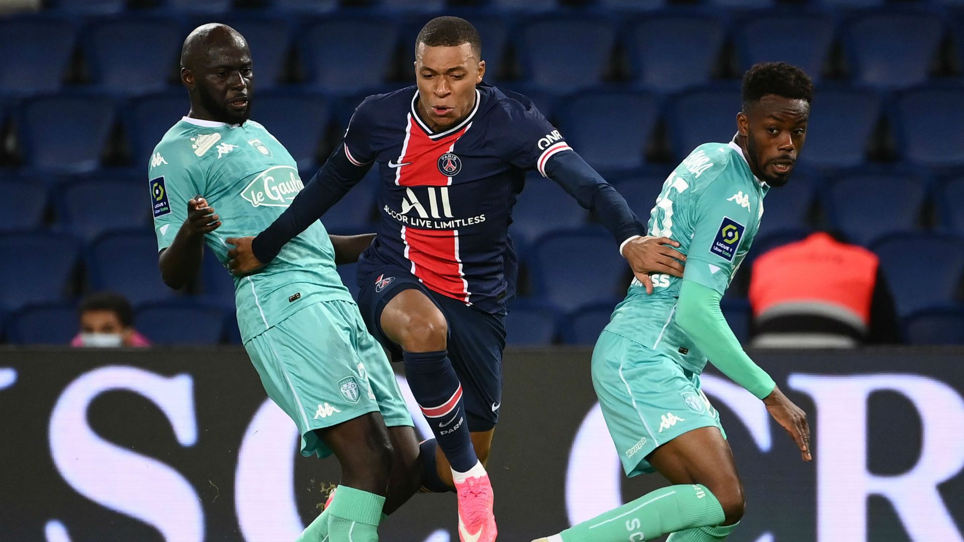 Kylian Mbappe PSG Angers Ligue 1 02102020