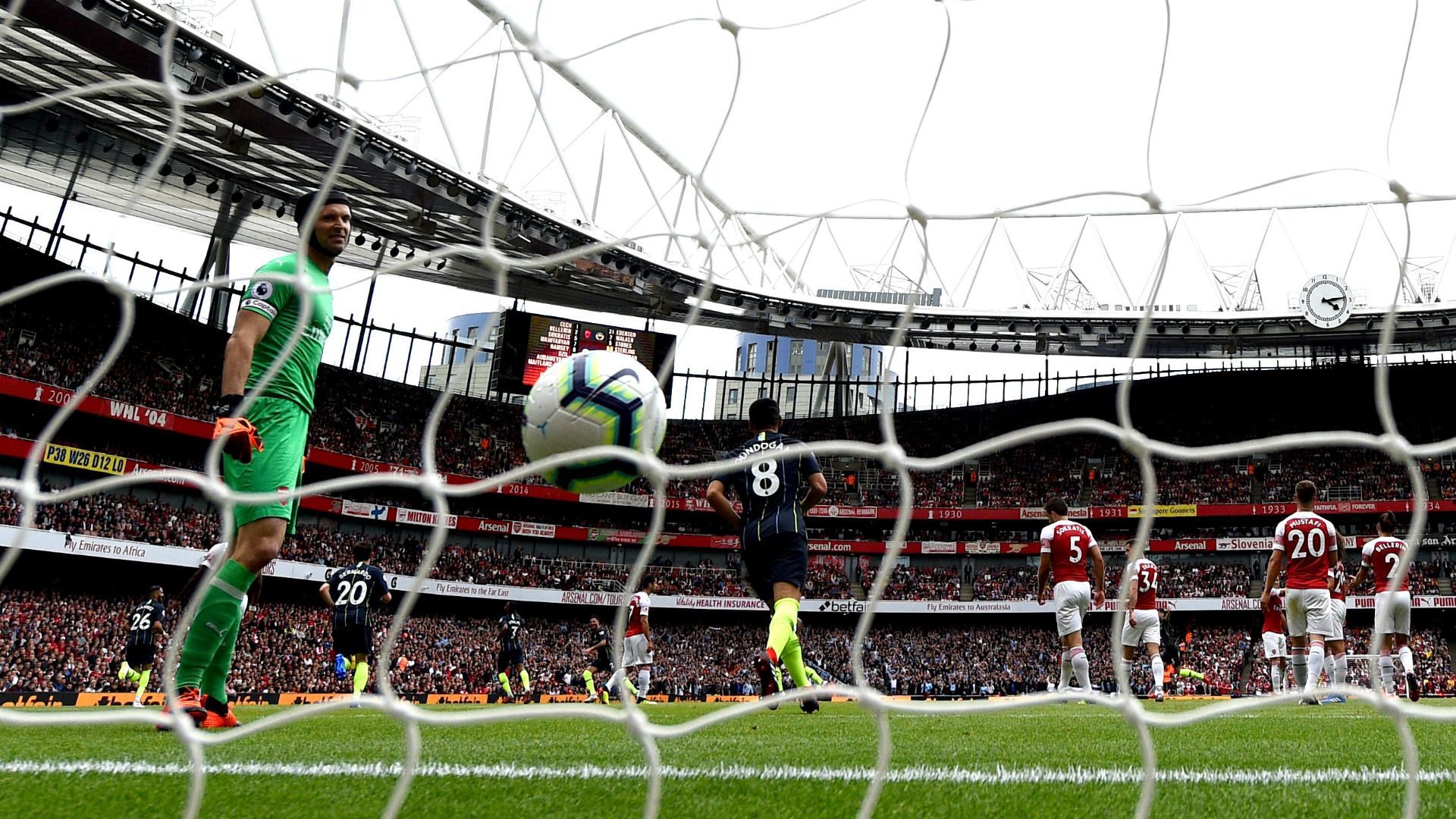 Petr Cech conceded Arsenal vs Manchester City Premier League 2018-19