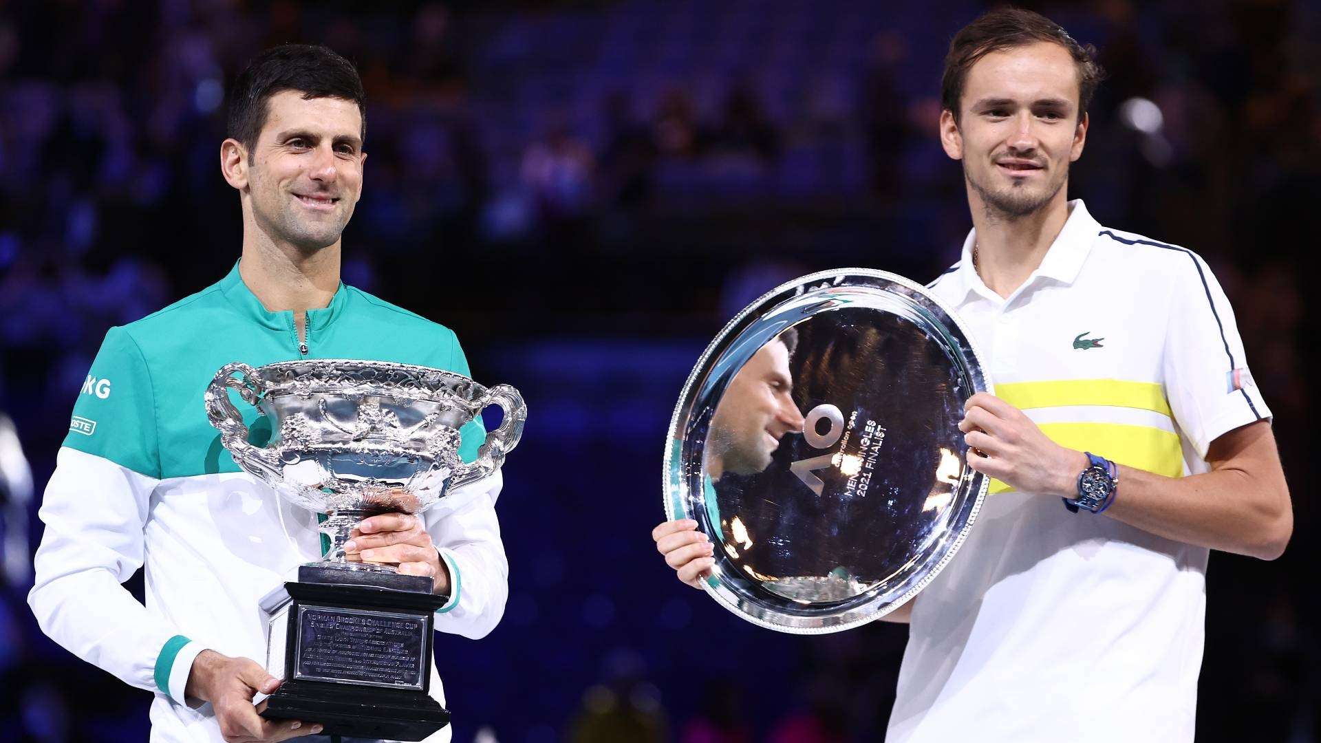 Novak Djokovic Daniil Medvedev Australian Open 2021
