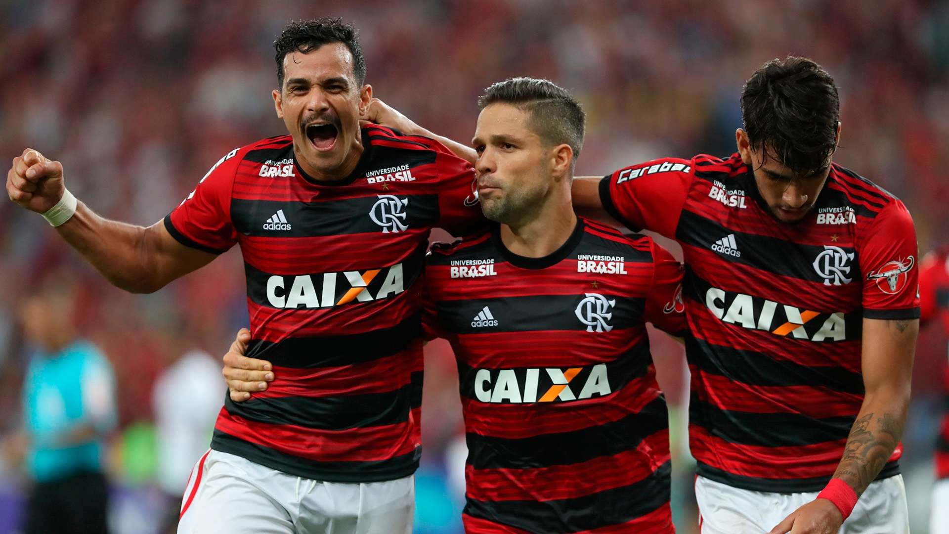 Diego Henrique Dourado Lucas Paqueta Flamengo Vitoria Brasileirao Serie A 23082018