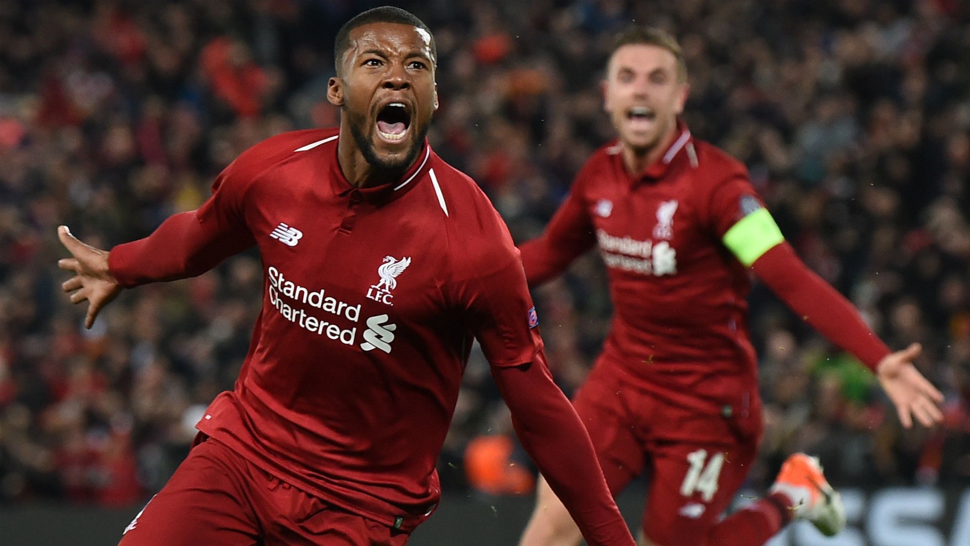 GEORGINIO WIJNALDUM LIVERPOOL CHAMPIONS LEAGUE 07052019