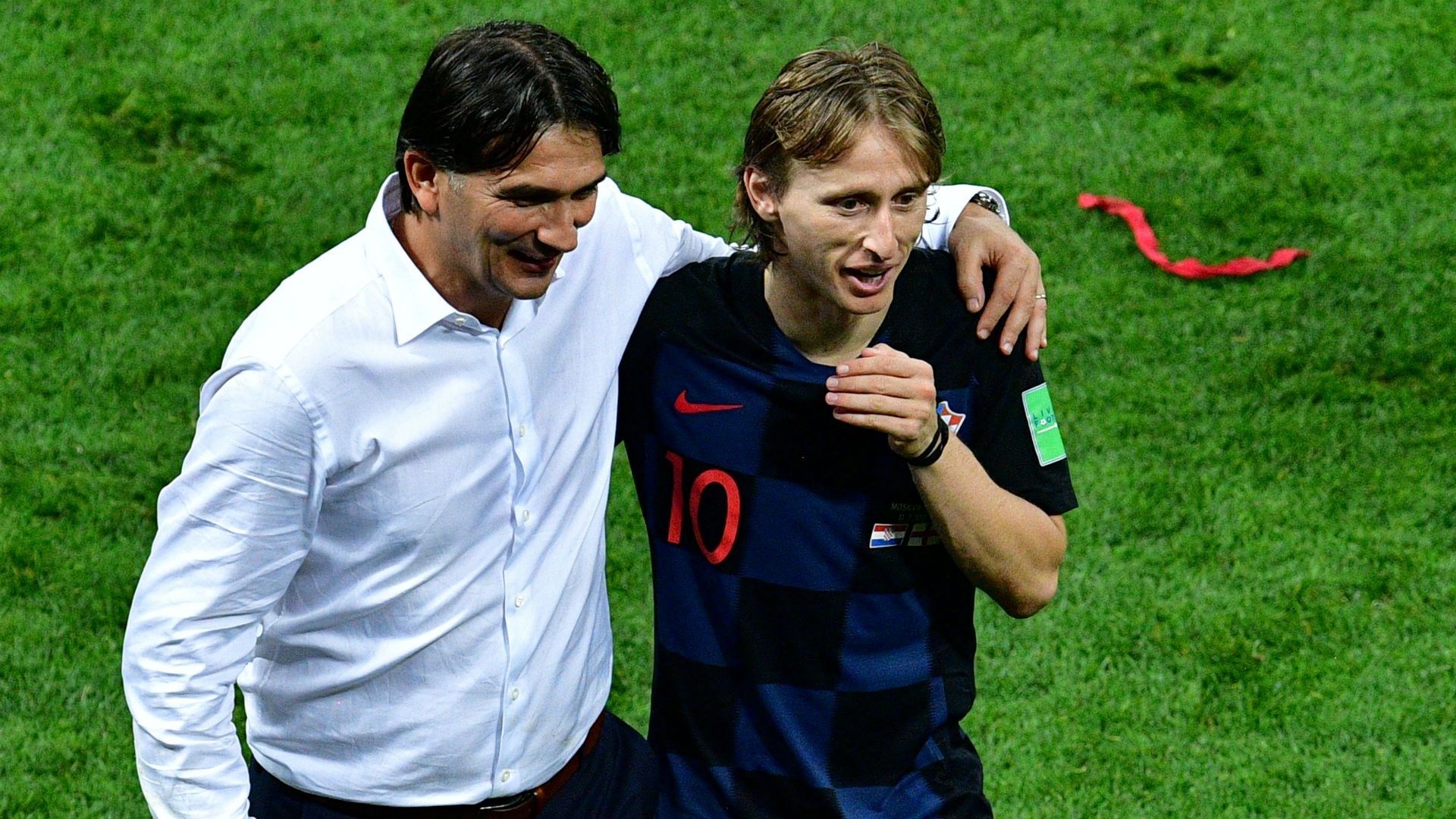 Luka Modric Zlatko Dalic Croatia World Cup 2018