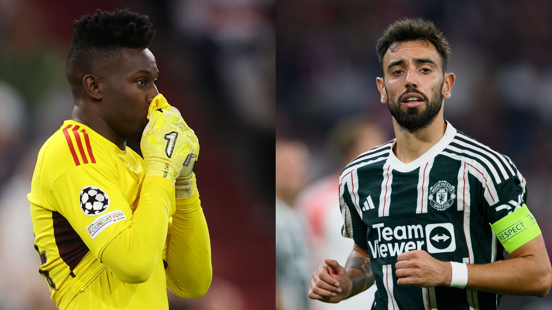 Andre Onana Bruno Fernandes