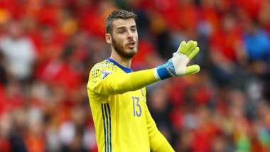 David De Gea Spain Czech Republic Euro 2016