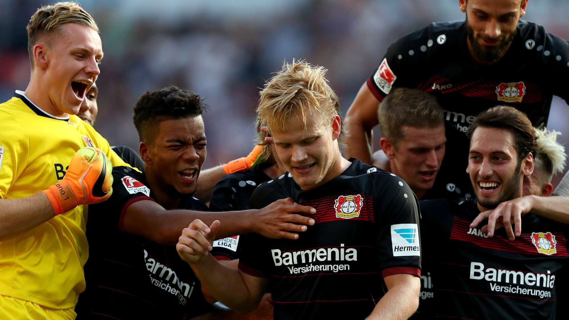 JOEL POHJANPALO BAYER LEVERKUSEN GERMAN BUNDESLIGA 10092016