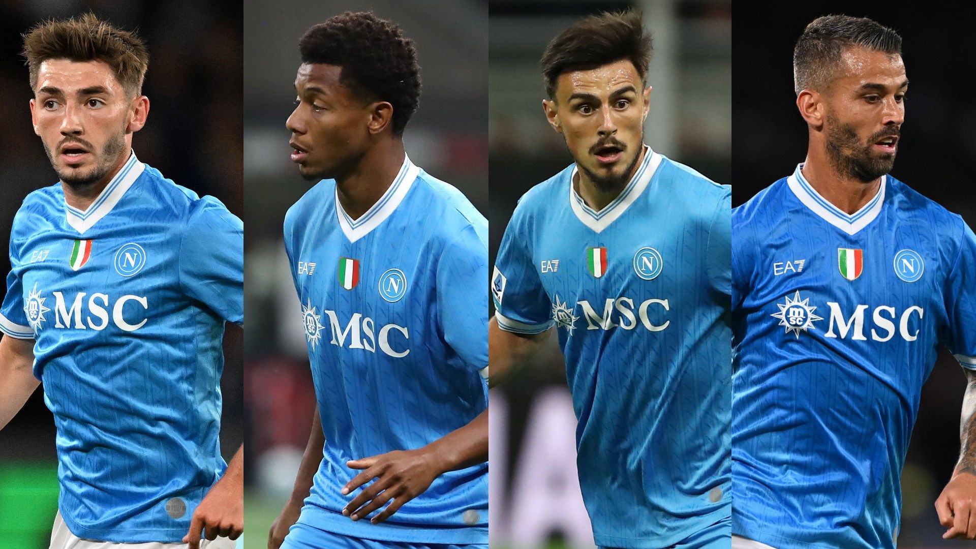 Gilmour Neres Elmas Spinazzola Napoli