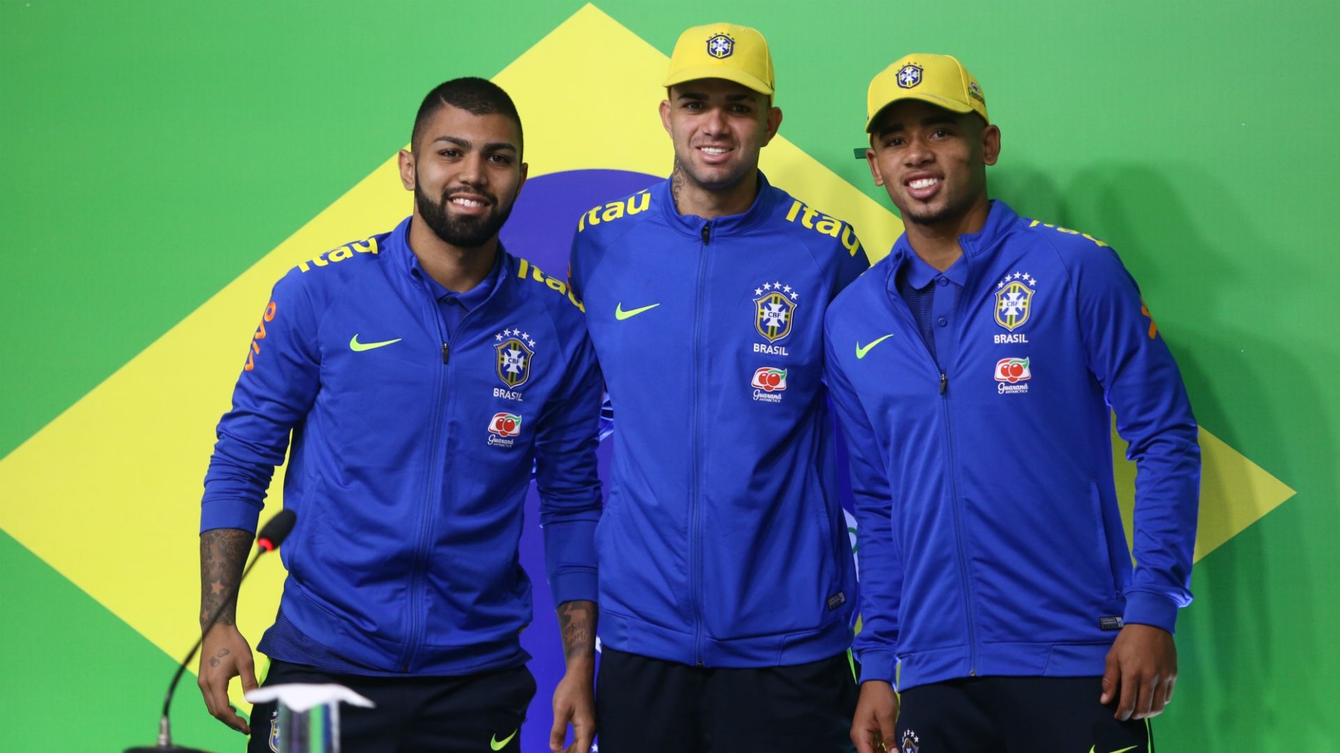 Gabriel Jesus Gabriel Barbosa Luan Brazil 16082016