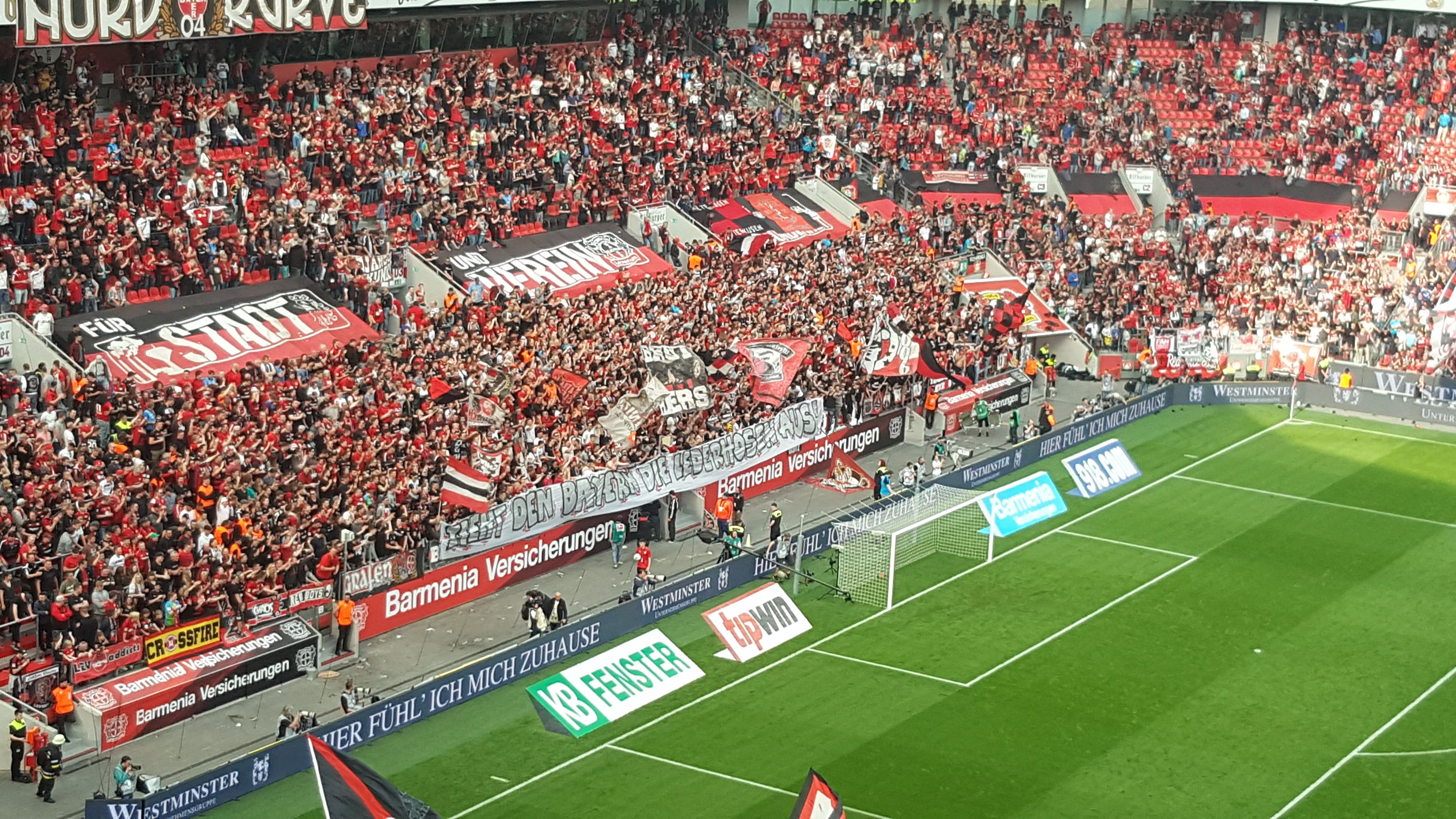 Bayer 04 Leverkusen fans, Bundesliga, 14042018